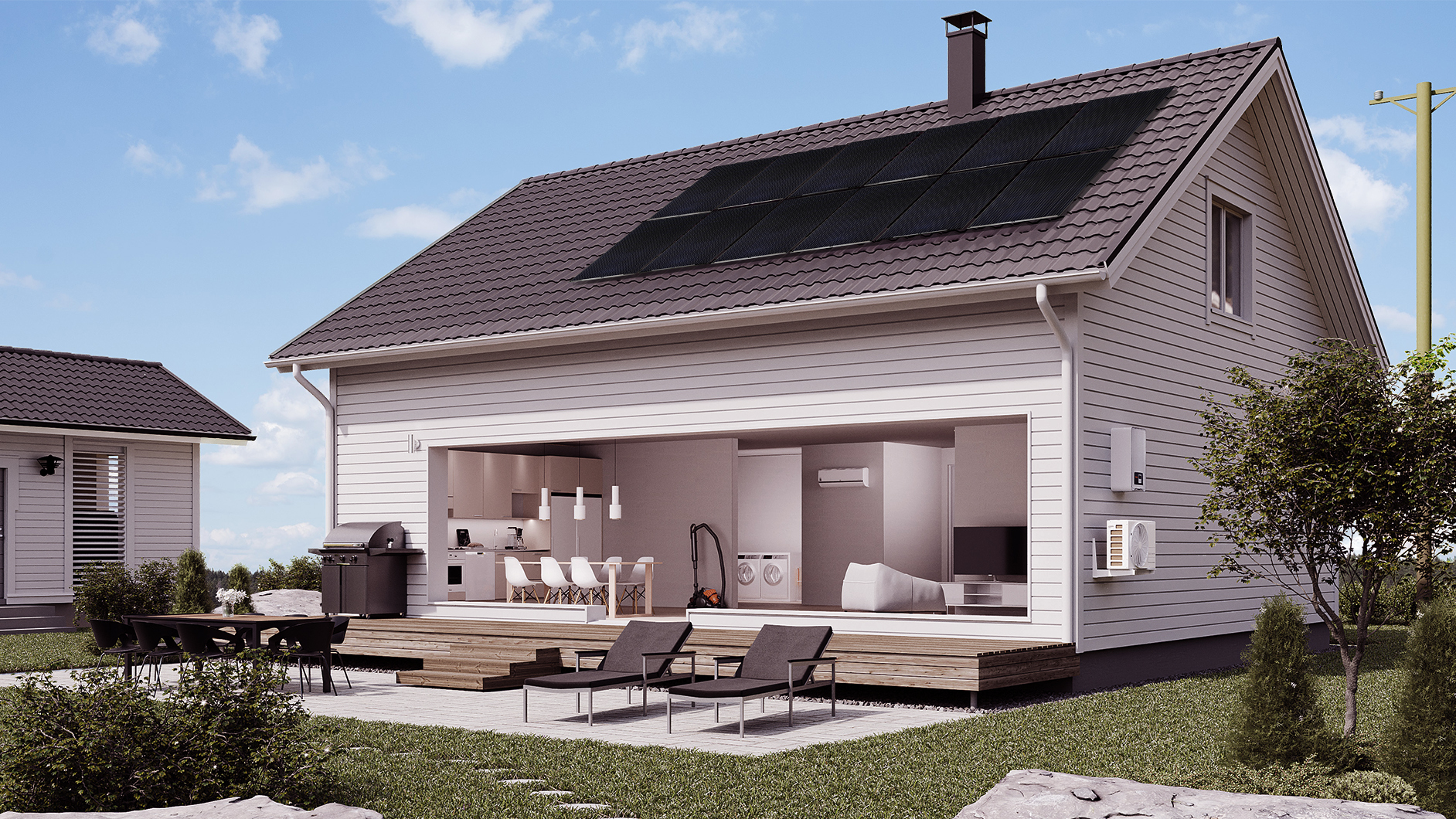 freebo bakgrund hus dag